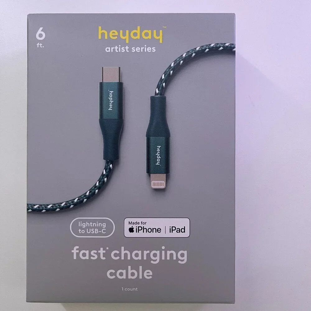 6' MFi-Certified to USB-C Braided Cable - heyday with Chiny Soukhoummalay